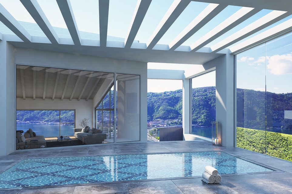 Prestigeträchtige Villa, Seeblick, Pool & SPA in Bissone zu verkaufen